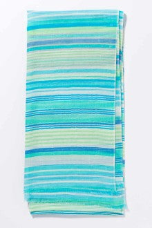 Forte Printed Stripe Cotton Woven Scarf