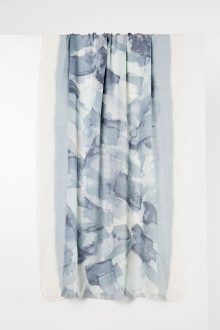 Forte Brushwork Print Silk Cashmere Woven Scarf