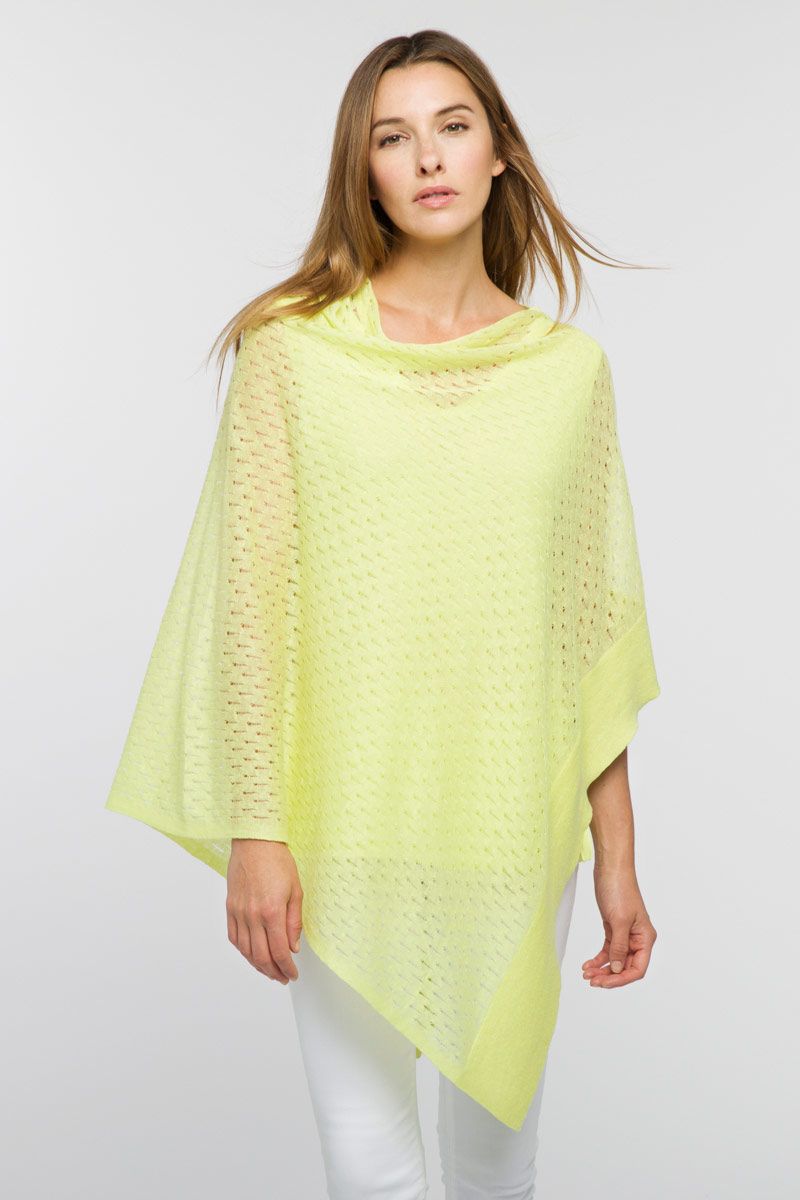 Open Work Poncho