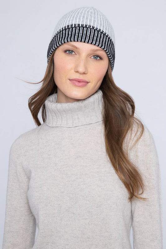 Plaited Colorblock Hat