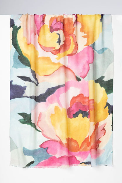 Bold Blossoms Print Scarf