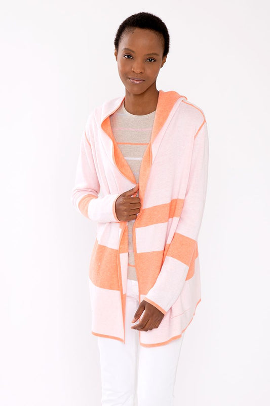 Reversible Stripe Hoodie