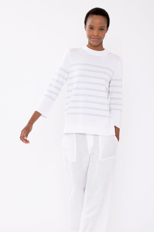 Relaxed Stripe Crew