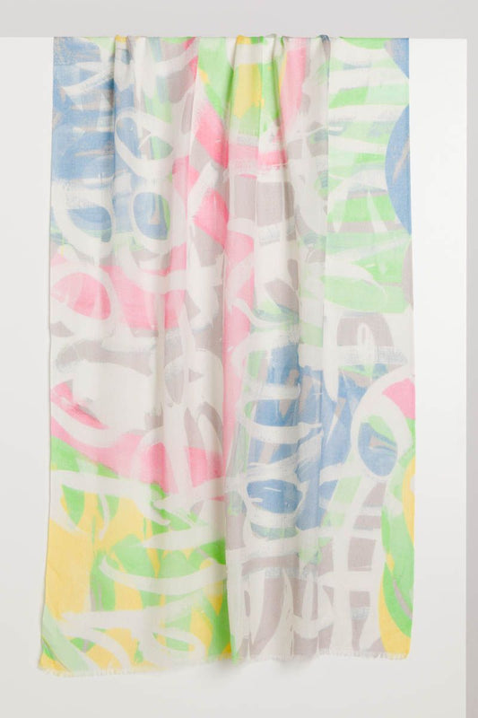 Graffiti Print Scarf