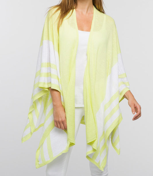 Forte Stripe Linen Ruana