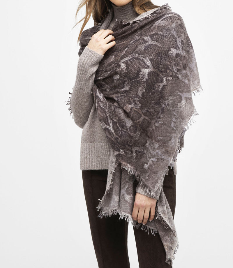 Forte Python Knitted Cashmere Scarf
