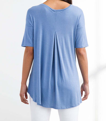 Forte Pleat Back Tee