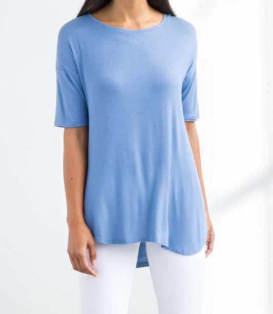 Forte Pleat Back Tee